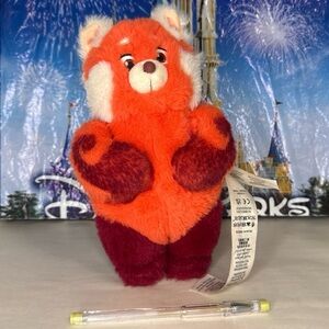 Disney Parks exclusive Pixar Turning Red 9” Red Panda Mei Mei Plush Stuffed toy